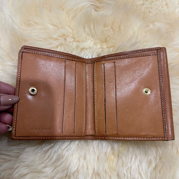 Celine made in Italy M/99/2. Celine macadam bifold snap wallet - Picture 4 of 13